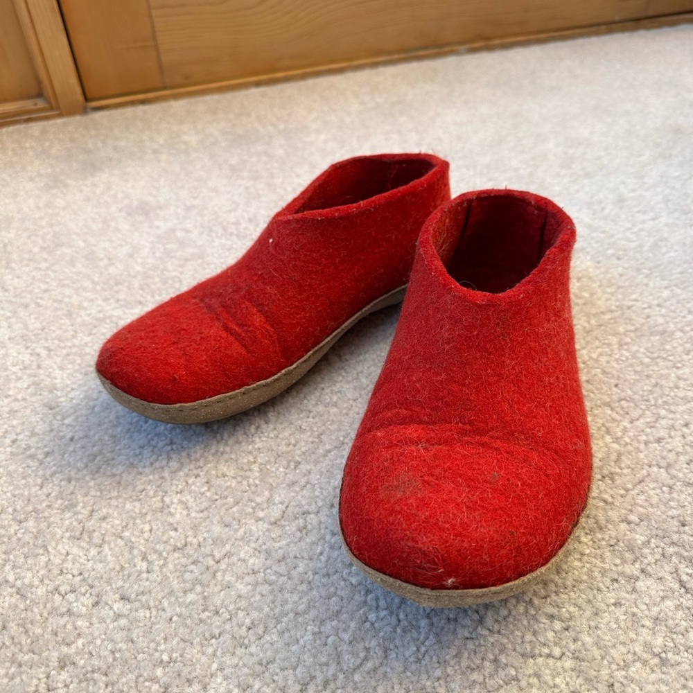 Glerups Red Slippers